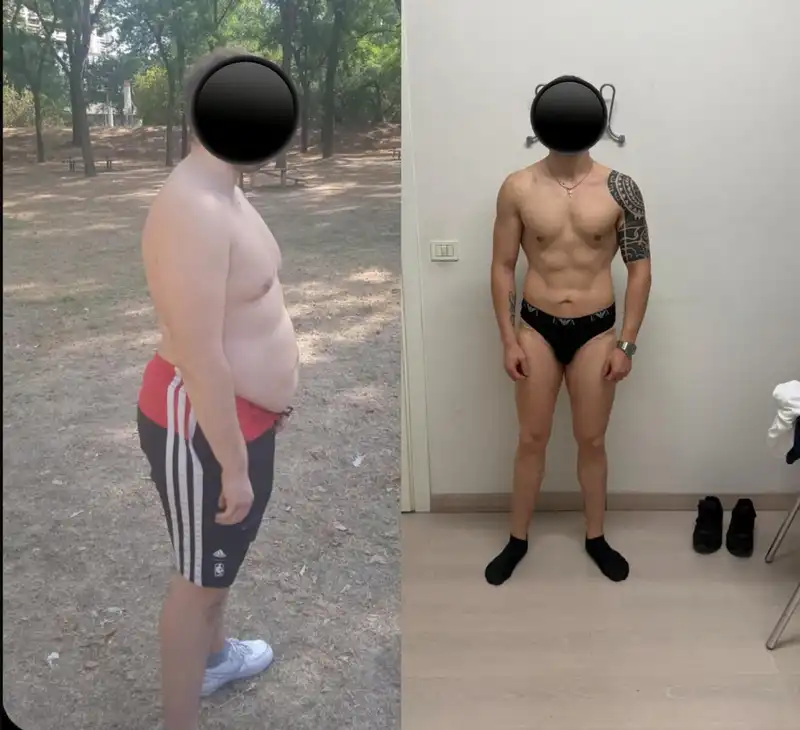 Fitness transformation example 8